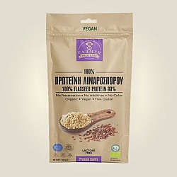 ΠΡΩΤΕΙΝΗ ΛΙΝΑΡΟΣΠΟΡΟΥ 33% PROTEIN 100g  BIO FARMERS PROTEINS