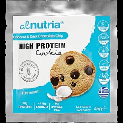 ΜΠΙΣΚΟΤΟ HIGH PROTEIN COCONUT CHOCOLATE 45g ALNUTRIA Χ/ΓΛΟΥΤΕΝΗ