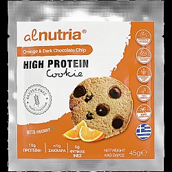 ΜΠΙΣΚΟΤΟ HIGH PROTEIN ORANGE CHOCOLATE 45gr ALNUTRIA Χ/ΓΛΟΥΤΕΝΗ