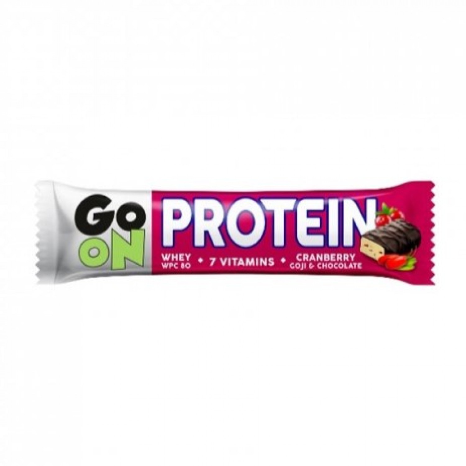 ΜΠΑΡΑ PROTEIN CRANBERRY & GOJI 50gr GO ON