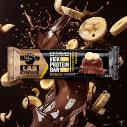 ΜΠΑΡΑ CHOCOLATE-BANANA 60gr 36% PROTEIN - LAB NUTRITION - ΧΩΡΙΣ ΖΑΧΑΡΗ
