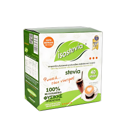 ΓΛΥΚΑΝΤΙΚΟ ΜΕ ΣΤΕΒΙΑ ISOSTEVIA 40STICKS ΚΟΥΤΙ 80gr
