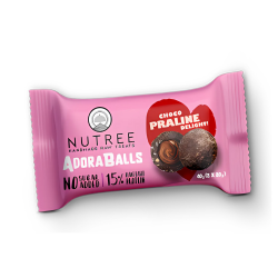 ADORABALLS ΣΟΚΟΛΑΤΑ-ΠΡΑΛΙΝΑ 2x20gr NUTREE