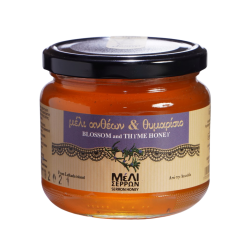 ΜΕΛΙ ΣΕΡΡΩΝ ΑΝΘΕΩΝ & ΘΥΜΑΡΙΣΙΟ 450gr