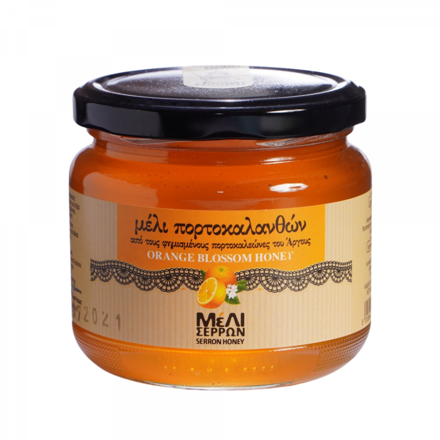 ΜΕΛΙ ΣΕΡΡΩΝ ΠΟΡΤΟΚΑΛΑΝΘΩΝ 450gr