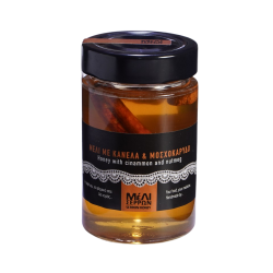 ΜΕΛΙ ΣΕΡΡΩΝ ΜΕ ΜΟΣΧΟΚΑΡΥΔΟ & ΚΑΝΕΛΑ 250gr