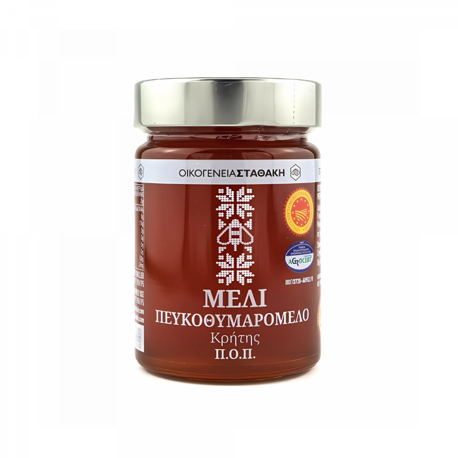 ΜΕΛΙ ΚΡΗΤΗΣ ΠΕΥΚΟΘΥΜΑΡΟ 450gr Π.Ο.Π. STATHAKIS