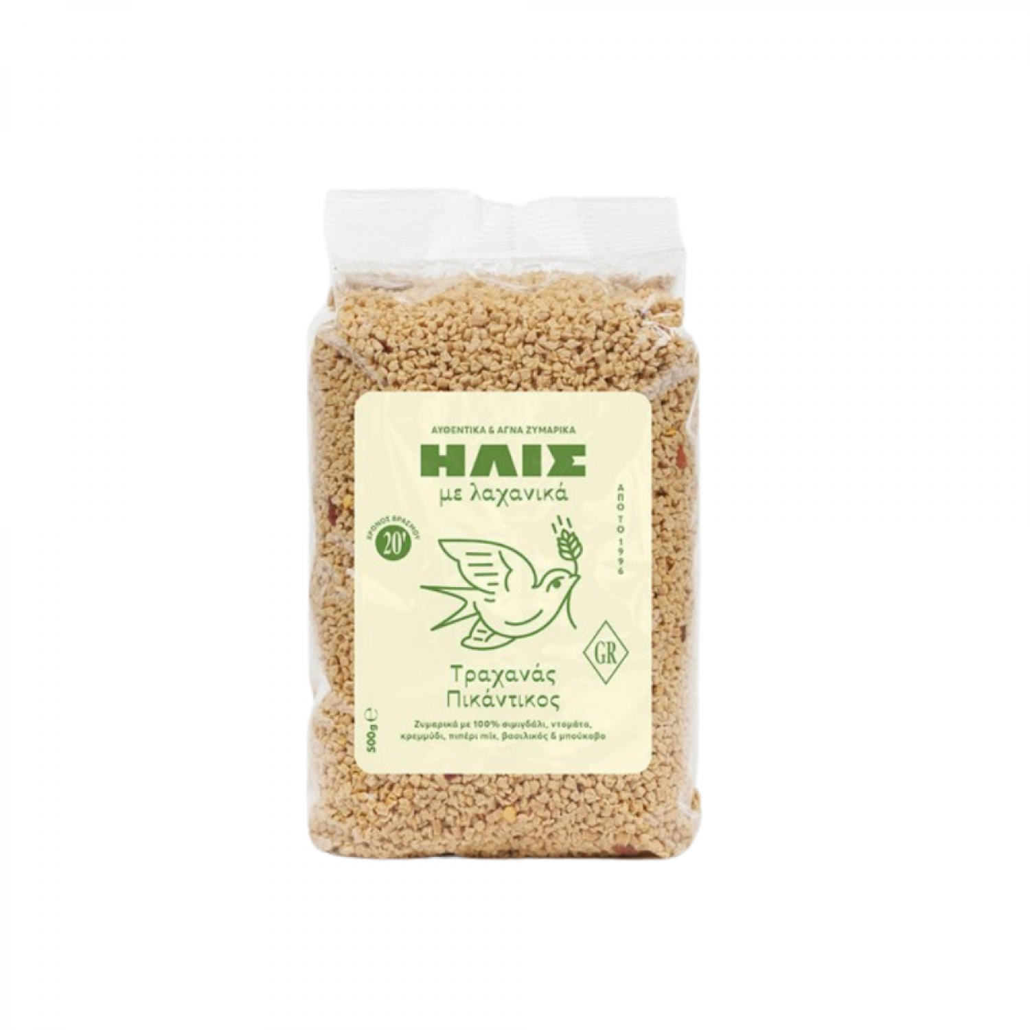 ΤΡΑΧΑΝΑΣ ΠΙΚΑΝΤΙΚΟΣ ΝΗΣΤΙΣΙΜΟΣ ΣΑΡΑΚΟΣΤΙΑΝΟΣ 450gr ΗΛΙΣ