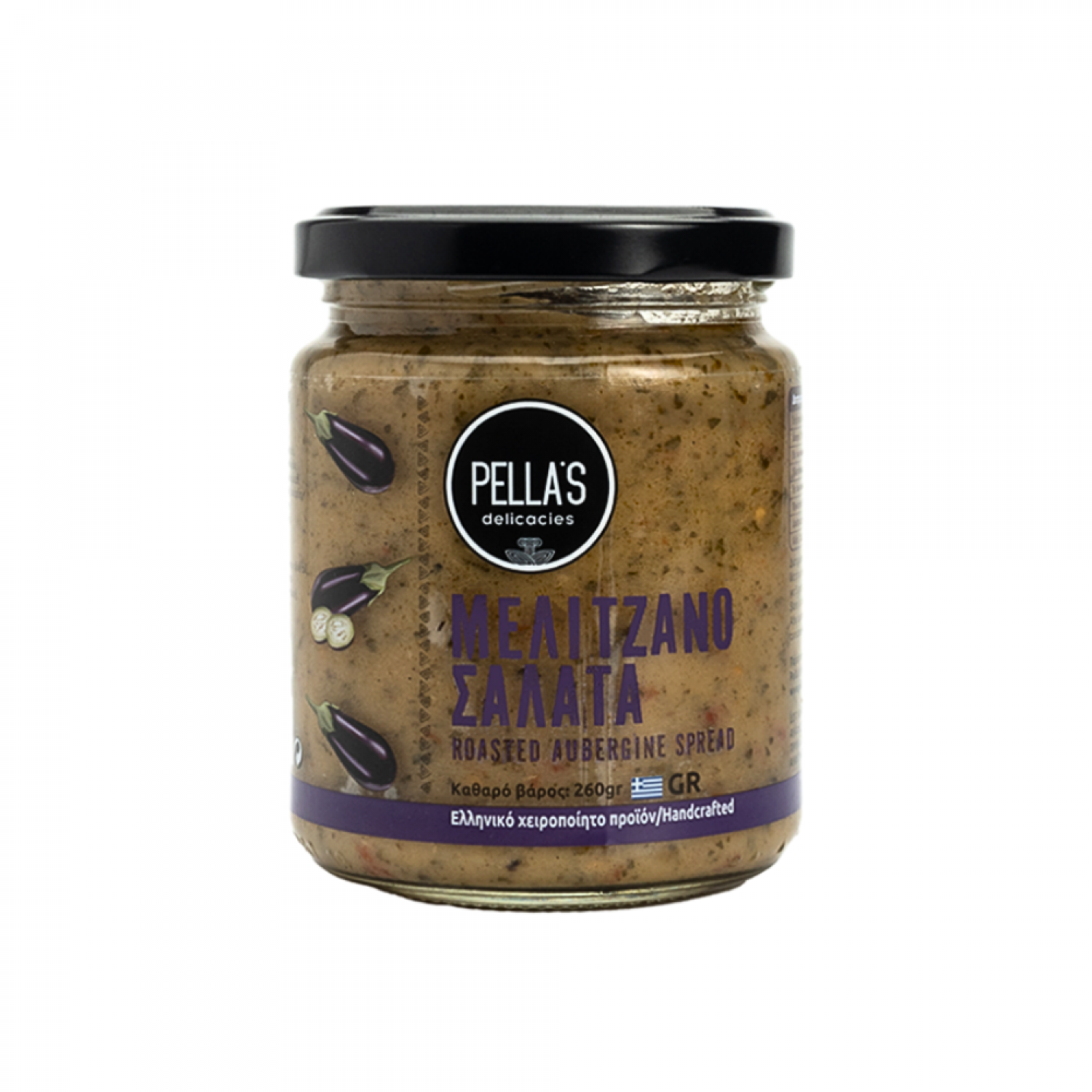 ΜΕΛΙΤΖΑΝΟΣΑΛΑΤΑ ΧΕΙΡΟΠΟΙΗΤΗ 270gr PELLA'S