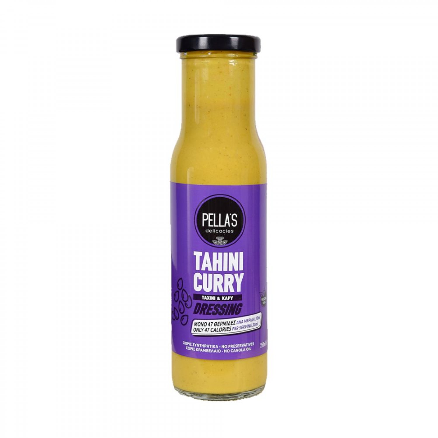 DRESSING ΤΑΧΙΝΙ-CURRY 250ml PELLA'S