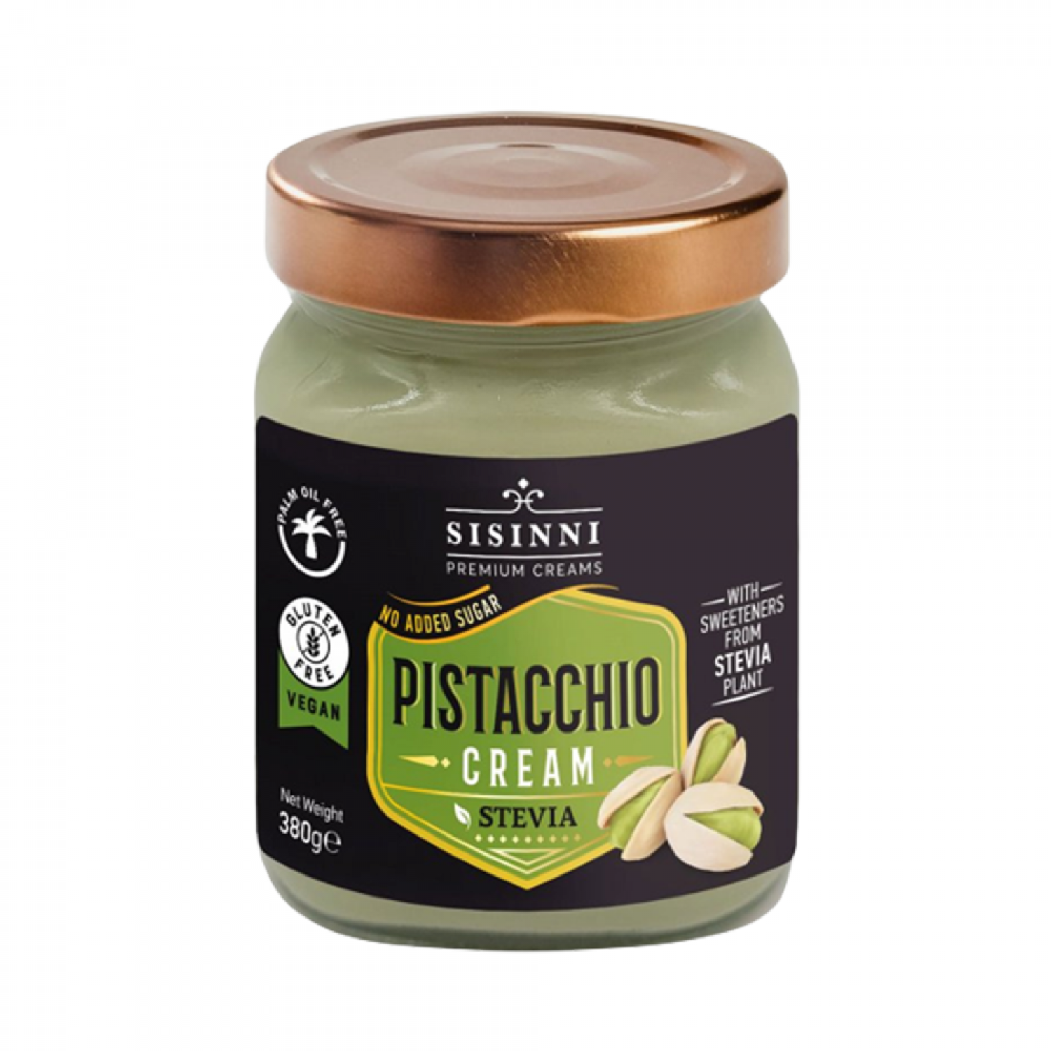 ΚΡΕΜΑ ΦΥΣΤΙΚΙΟΥ ΑΙΓΙΝΗΣ 380gr SISINNI VEGAN
