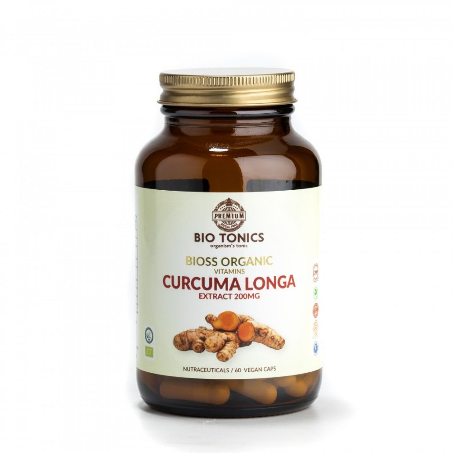 CURCUMA LONGA 200mg 60caps BIO BIOTONICS