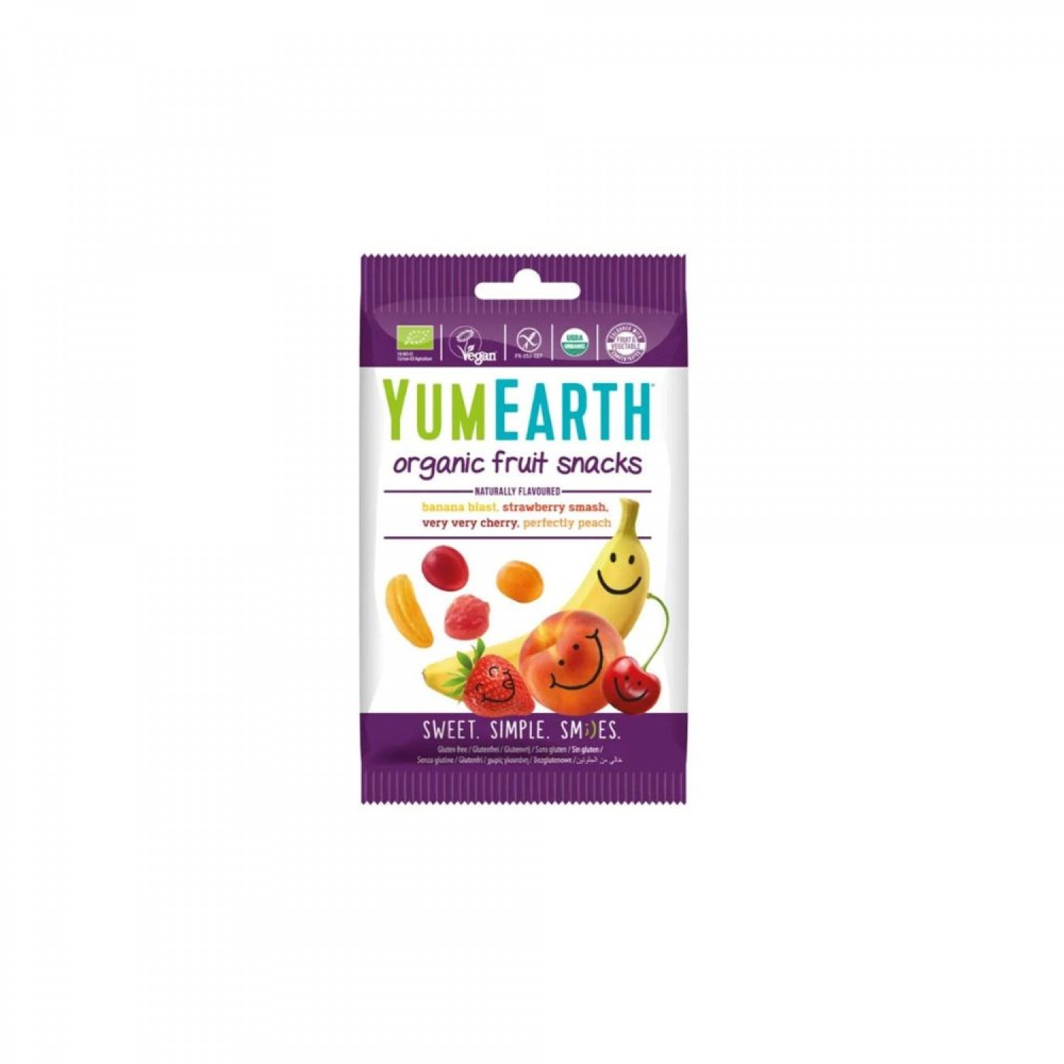 ΣΝΑΚ ΦΡΟΥΤΩΝ 50gr BIO YUM EARTH VEGAN ΧΩΡΙΣ ΓΛΟΥΤΕΝΗ