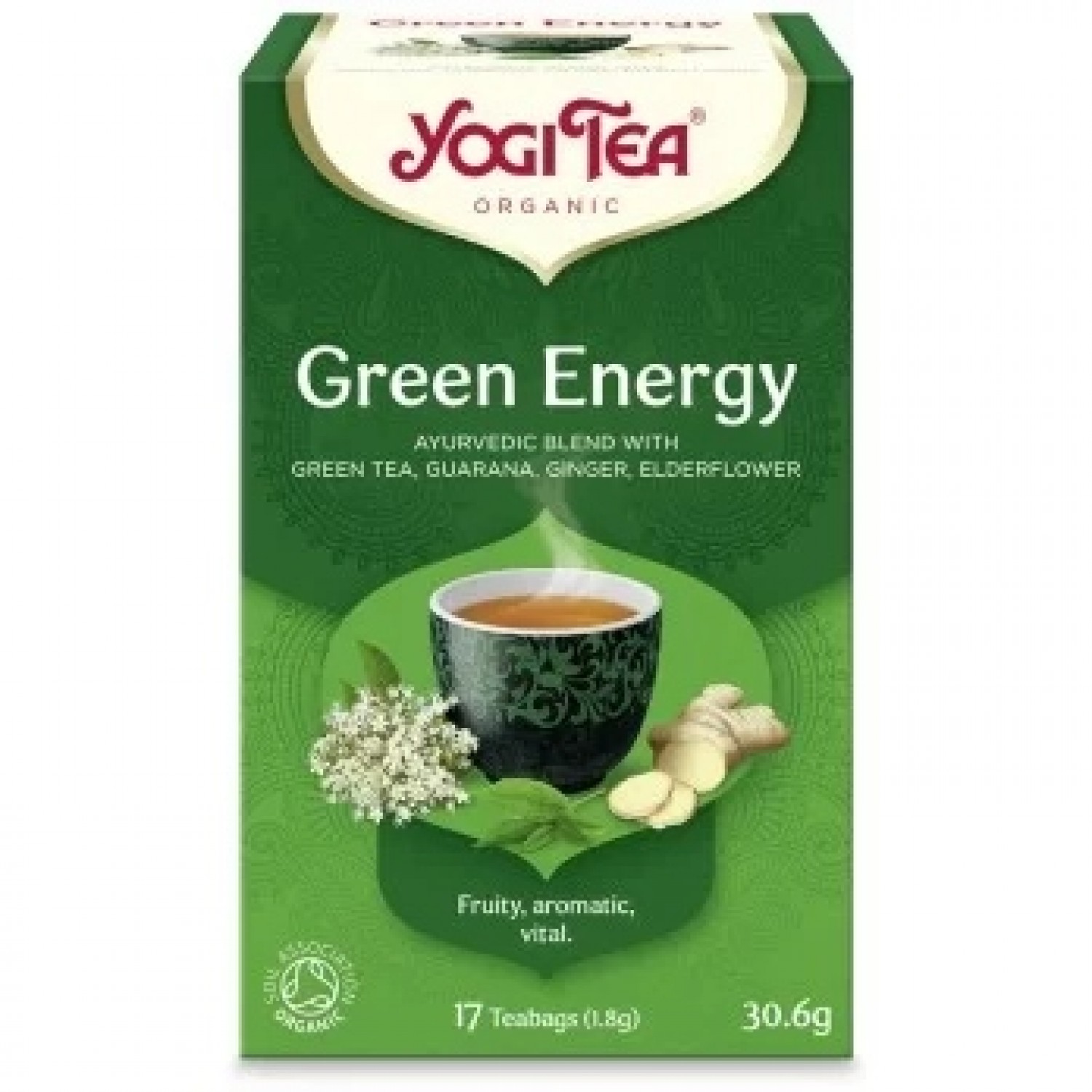 YOGI TEA GREEN ENERGY 17φακ X 1.8gr BIO