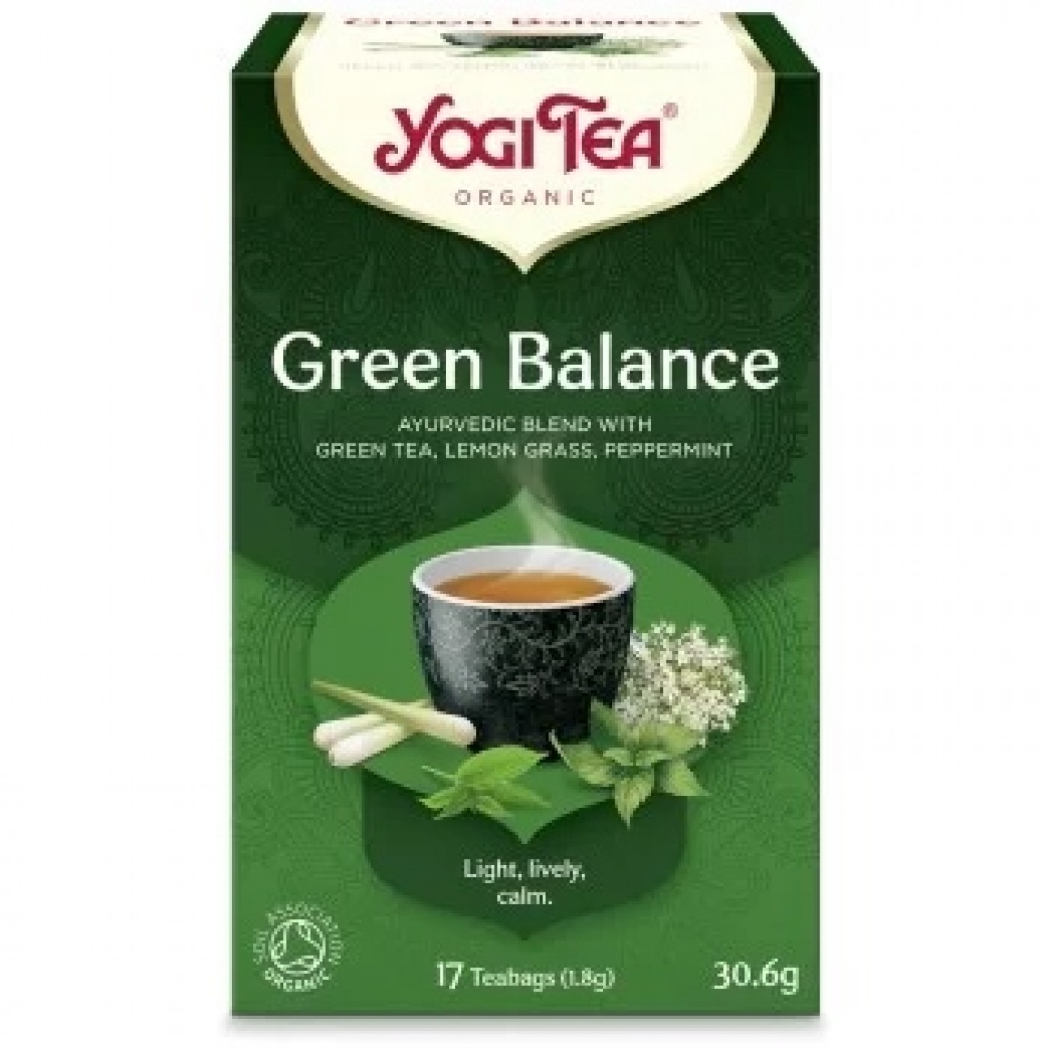 YOGI TEA GREEN BALANCE 17φακ X 1.8gr BIO