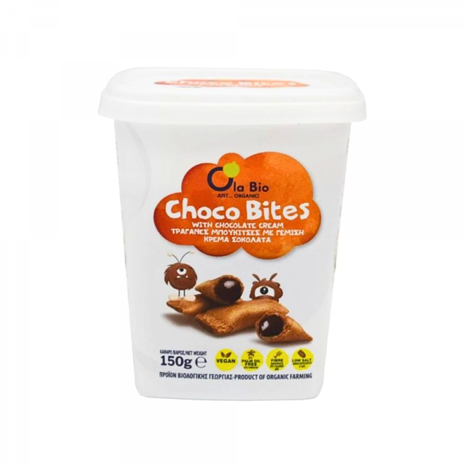 ΜΠΟΥΚΙΤΣΕΣ ΣΟΚΟΛΑΤΑΣ 150gr BIO VEGAN OLA BIO