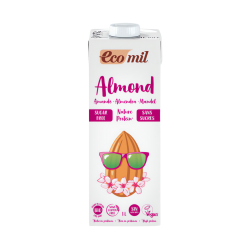 ΡΟΦΗΜΑ ΑΜΥΓΔΑΛΟΥ ΠΡΩΤΕΙΝΗΣ 1Lt ECOMIL BIO - ΧΩΡΙΣ ΓΛΟΥΤΕΝΗ