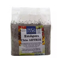 ΣΠΟΡΟΙ CHIA ΛΕΥΚΟΙ 300gr BIO MEGA FOODS
