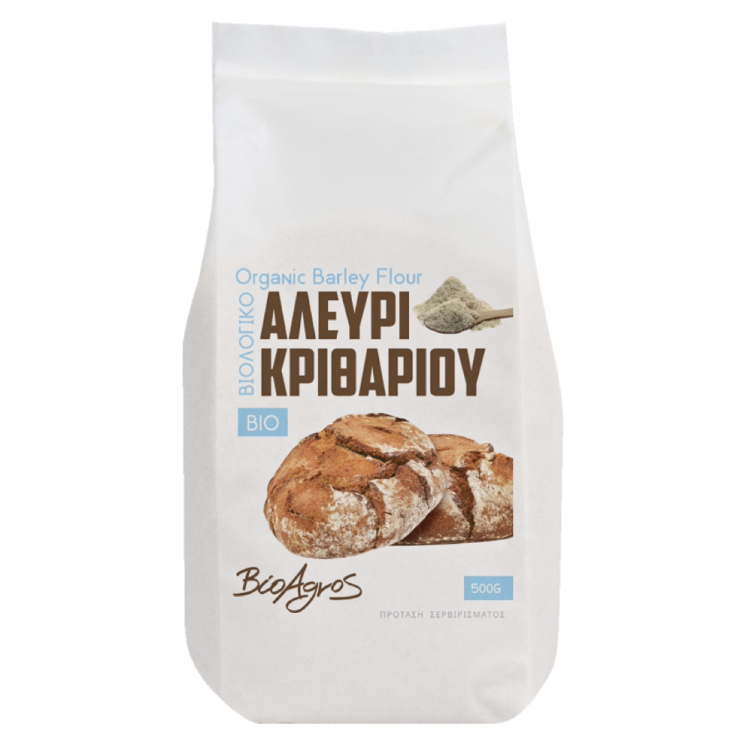 ΑΛΕΥΡΙ ΚΡΙΘΑΡΙΟΥ 500gr ΒΙΟ ΒΙΟΑΓΡΟΣ