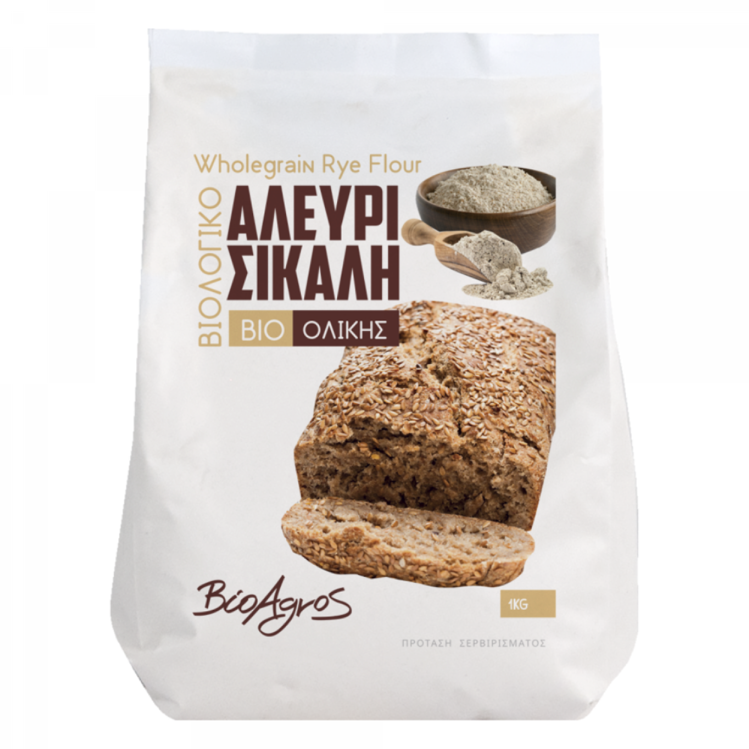 ΑΛΕΥΡΙ ΣΙΚΑΛΗΣ ΟΛΙΚΗΣ 1kg ΒΙΟΑΓΡΟΣ Ε7