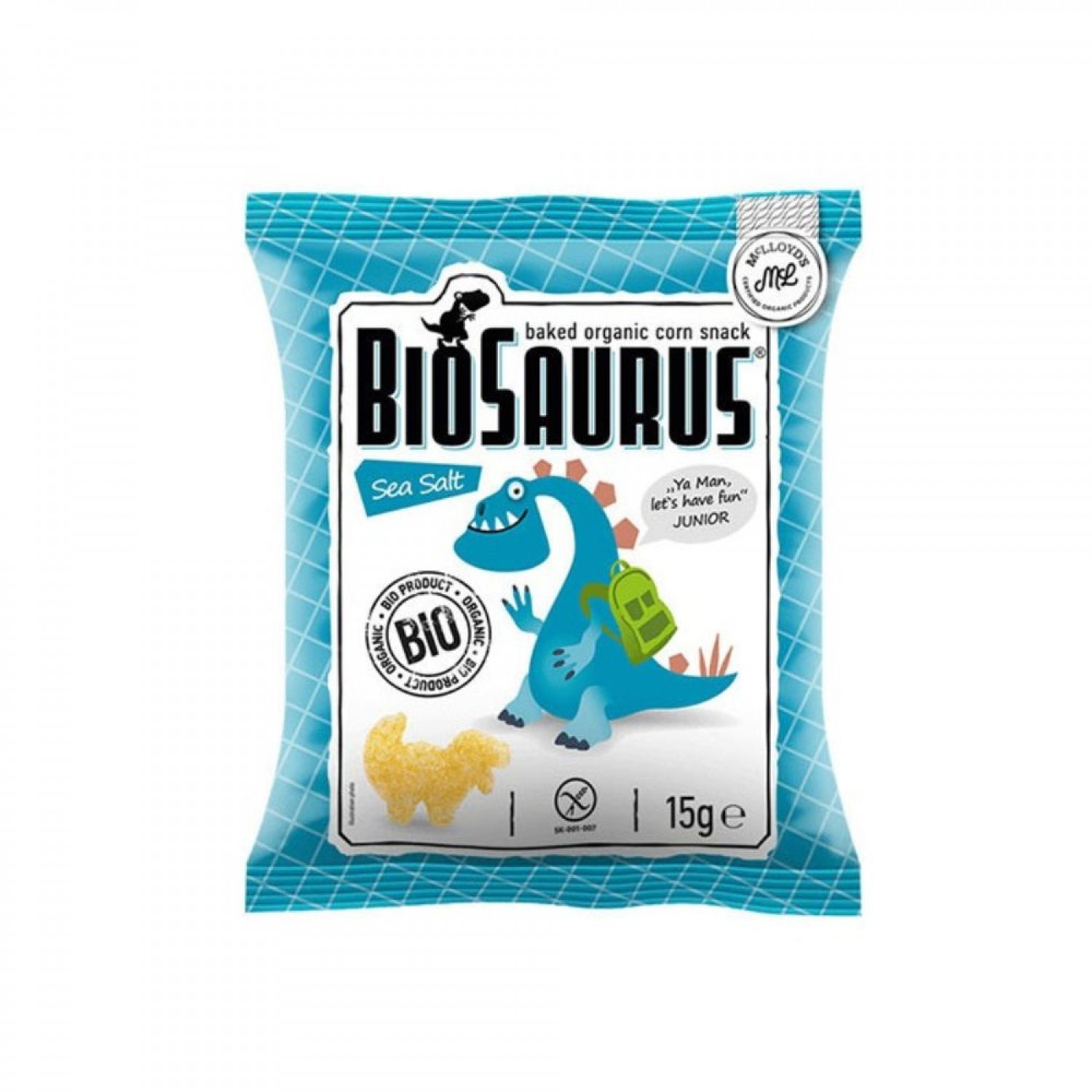 ΓΑΡΙΔΑΚΙ BIOSAURUS ΑΛΑΤΙ BIO 15gr ΧΩΡΙΣ ΓΛΟΥΤΕΝΗ