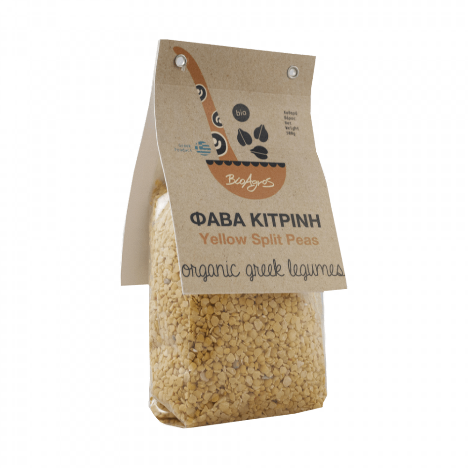 ΦΑΒΑ ΚΙΤΡΙΝΗ 500gr ΒΙΟΑΓΡΟΣ Ε7