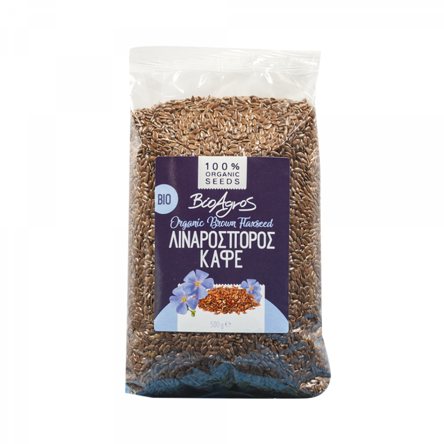 ΛΙΝΑΡΟΣΠΟΡΟΣ ΚΑΦΕ 500gr BIO ΒΙΟΑΓΡΟΣ Ε7