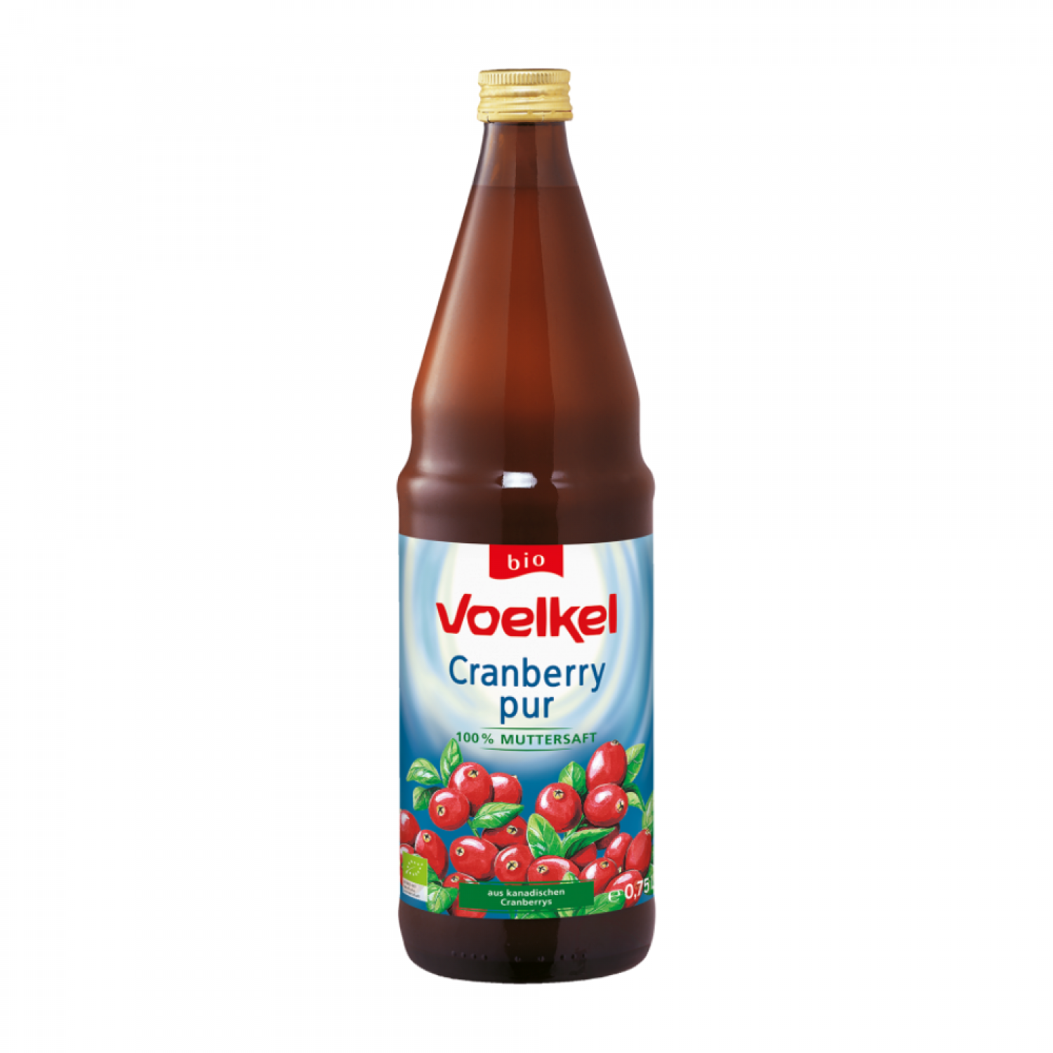 ΧΥΜΟΣ ΚΡΑΝΜΠΕΡΙ 750ml VOELKEL BIO ΧΩΡΙΣ ΖΑΧΑΡΗ