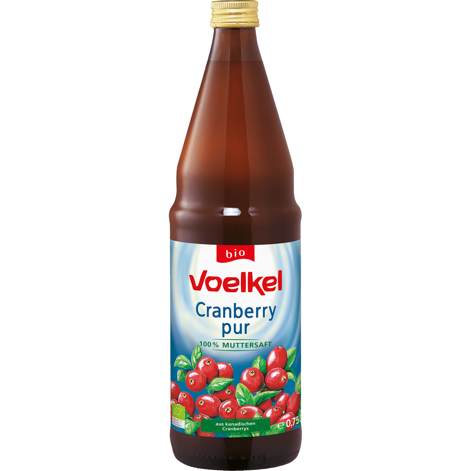 ΧΥΜΟΣ ΚΡΑΝΜΠΕΡΙ 750ml VOELKEL BIO ΧΩΡΙΣ ΖΑΧΑΡΗ