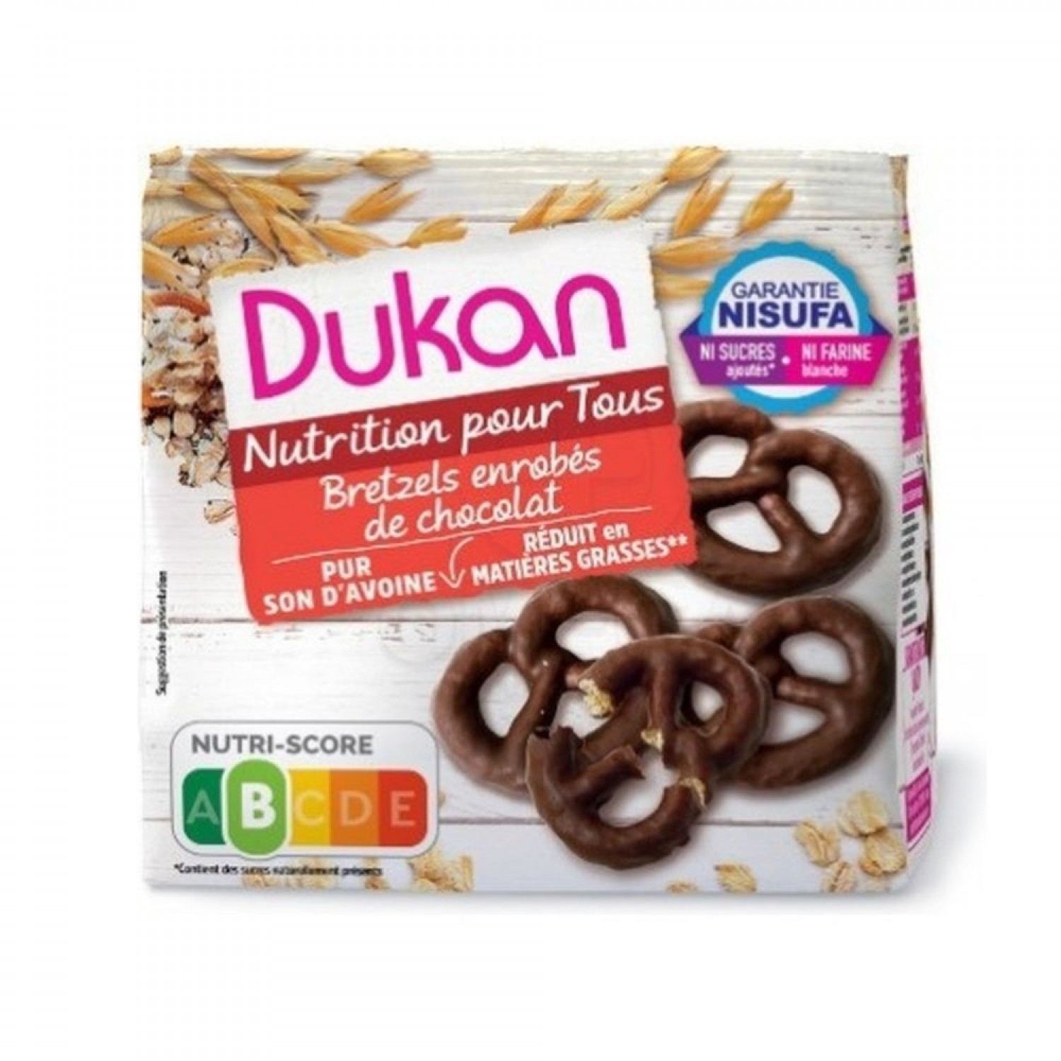 DUKAN PRETZELS ΒΡΩΜΗΣ ΜΕ ΕΠΙΚΑΛΥΨΗ ΣΟΚΟΛΑΤΑΣ 100gr